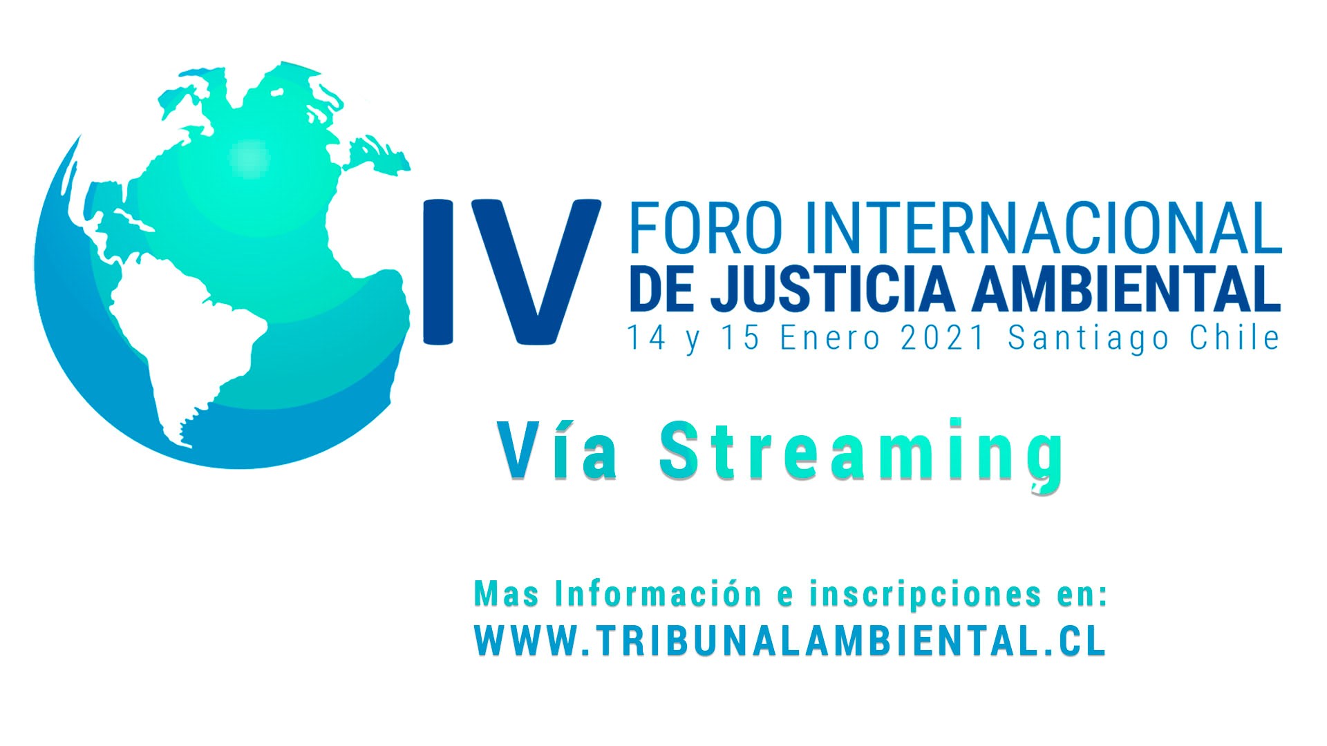 Tribunal invita a inscribirse en el IV Foro Internacional de Justicia Ambiental
