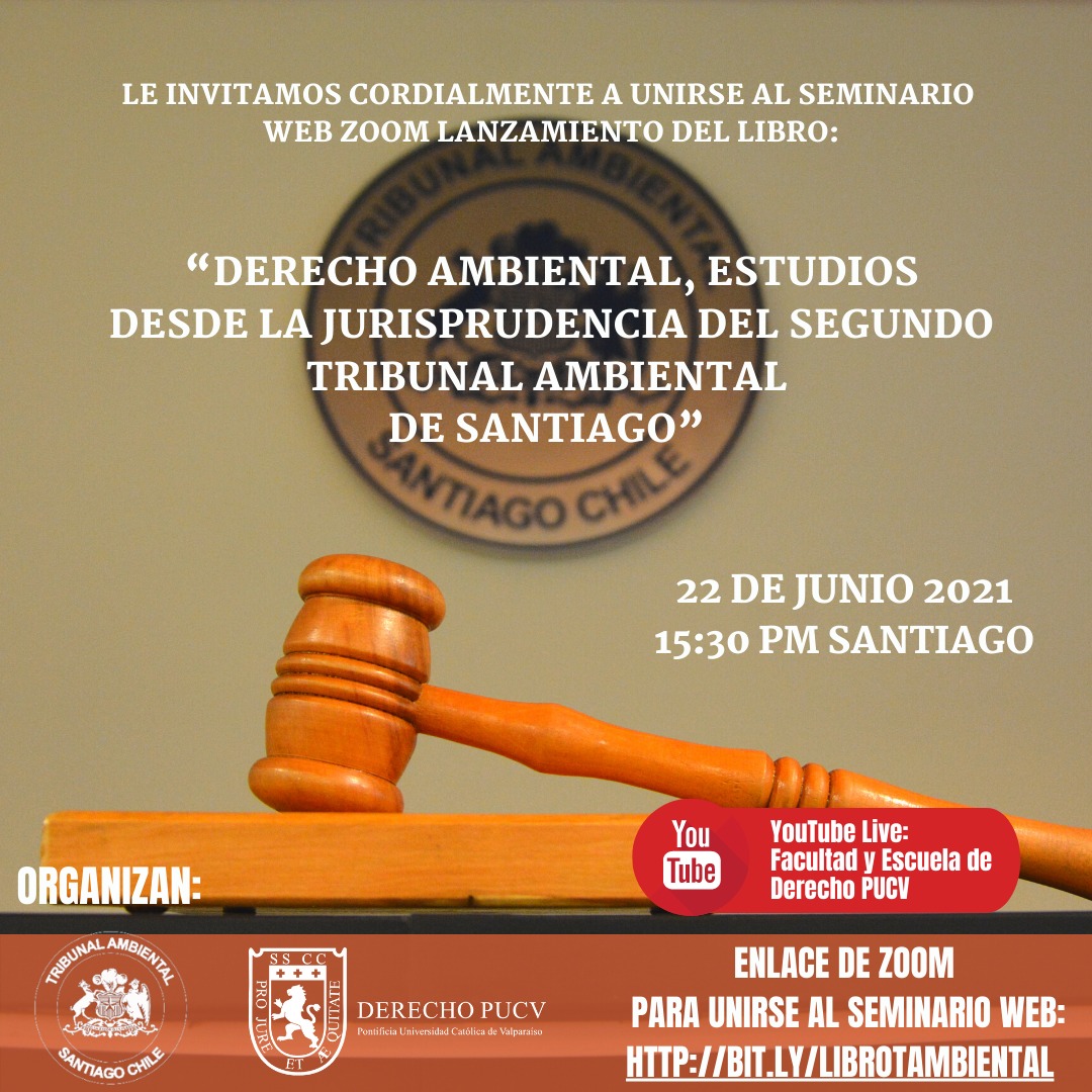 Tribunal Ambiental de Santiago lanzará oficialmente su primer libro sobre Jurisprudencia Ambiental