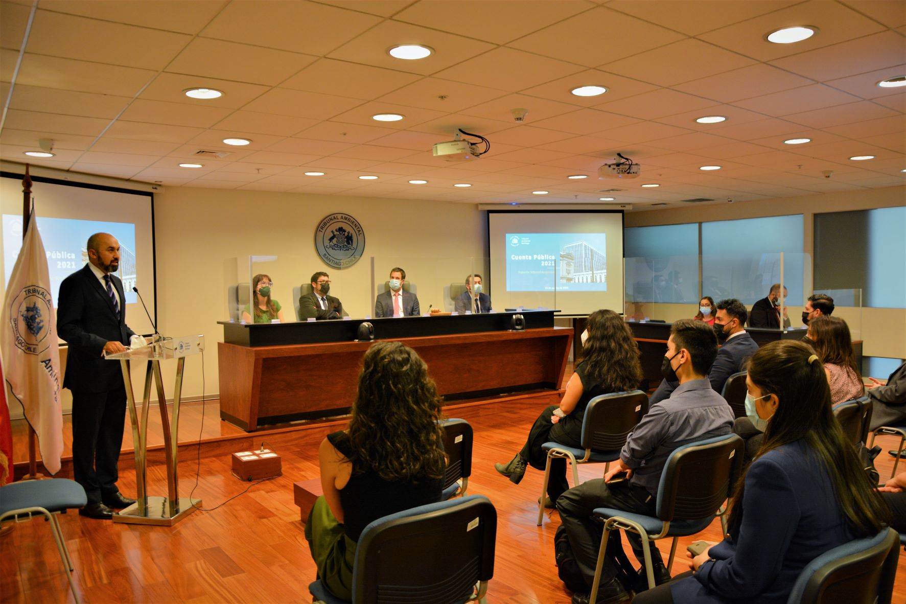 Cuenta Pública 2021: Ministro Ruiz destaca la consolidación de nuevas competencias para los tribunales ambientales