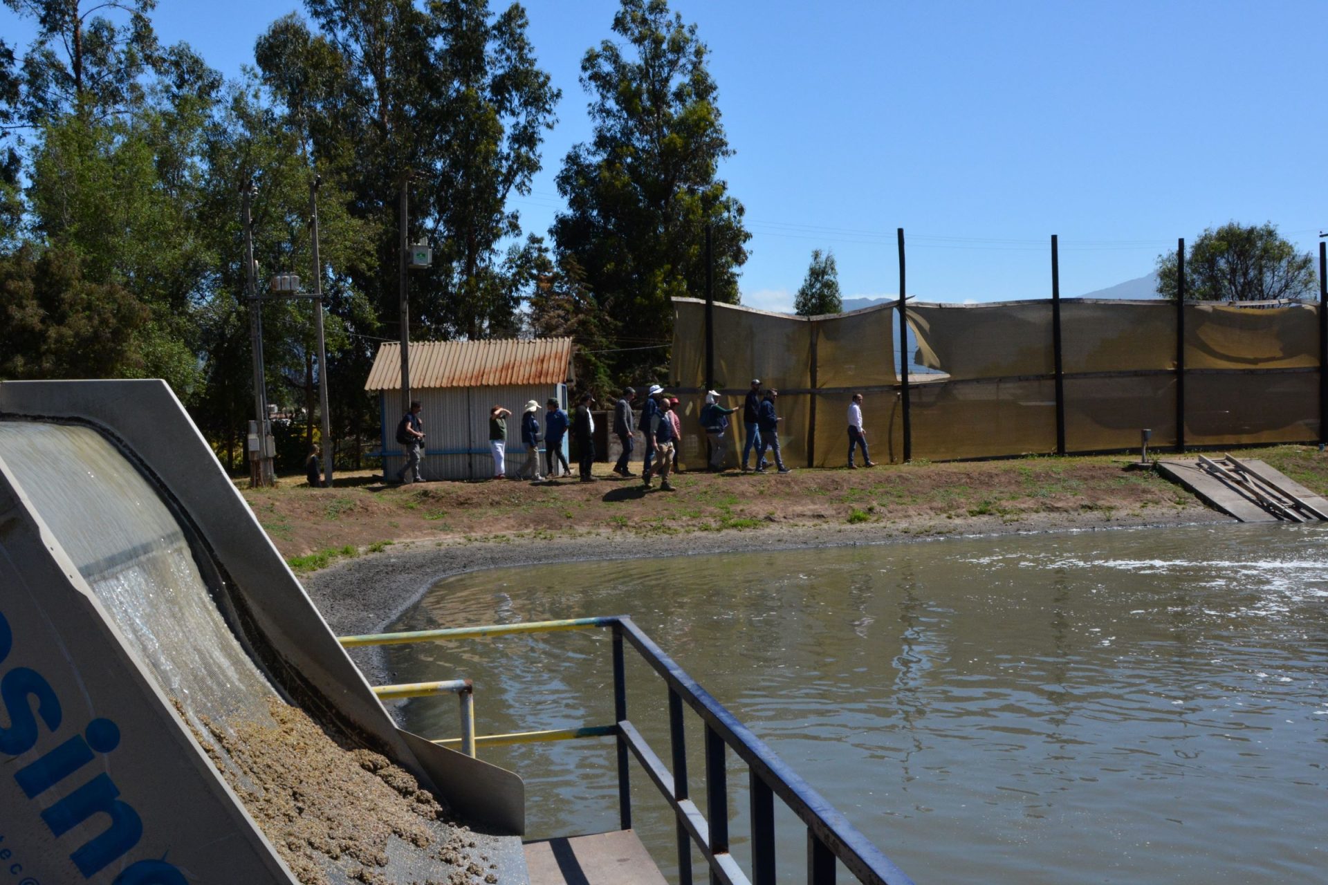 Tribunal inspeccionó planta de tratamiento de aguas servidas de la Municipalidad de Nogales