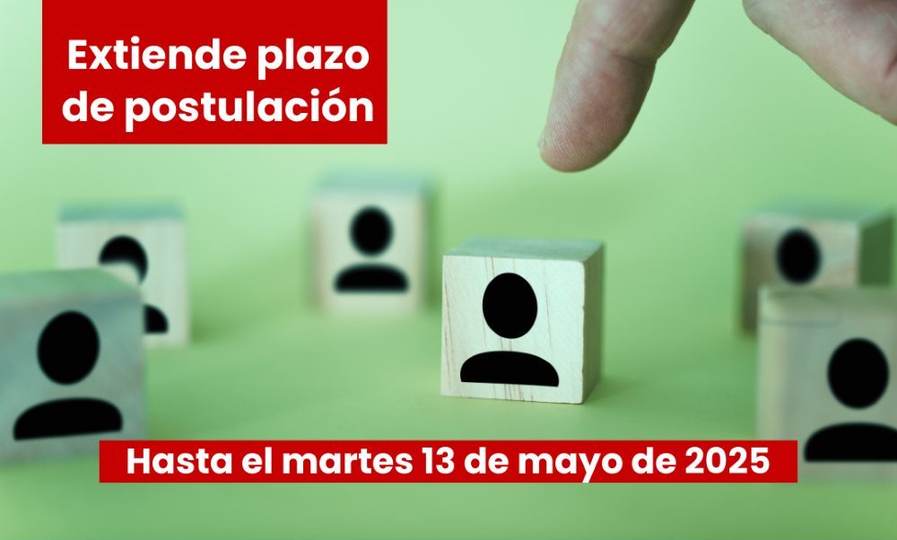 Hasta el martes 13 de mayo se extiende plazo para postular al cargo de abogado(a) analista jurídico